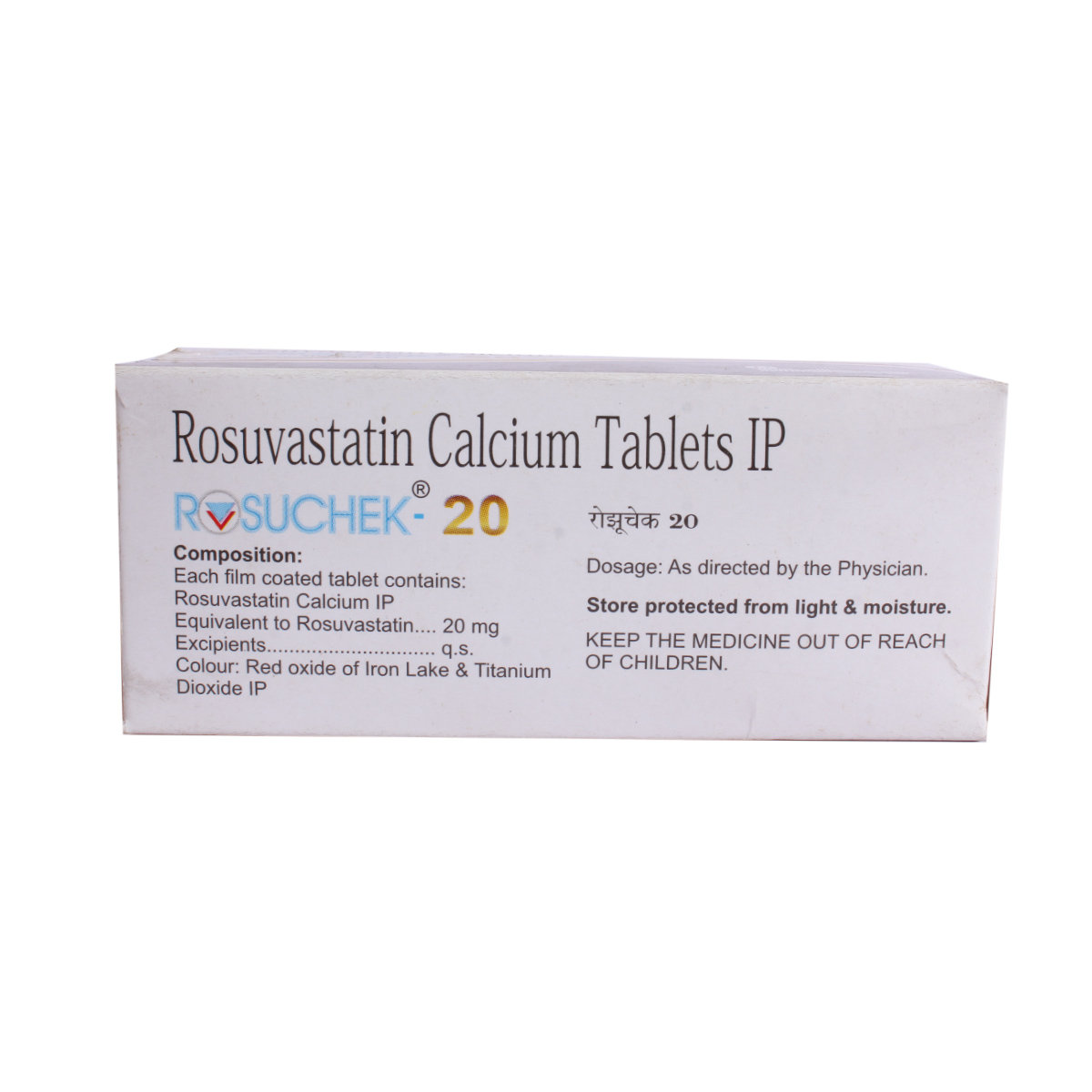 Rosuchek 20 Tablet 10's, Pack of 10 TABLETS Rosuchek 20 Tablet 10's, Pack of 10 TABLETS