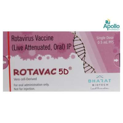 Rotavac 5D Oral Vaccine 0.5 ml, Pack of 1 Injection