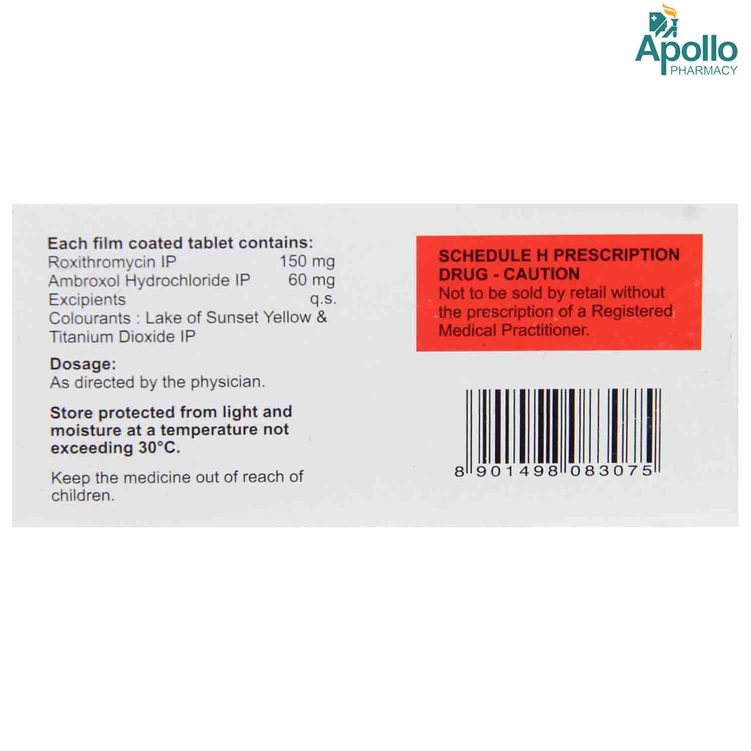 Roxid M 150 Tablet 10's, Pack of 10 Roxid M 150 Tablet 10's, Pack of 10