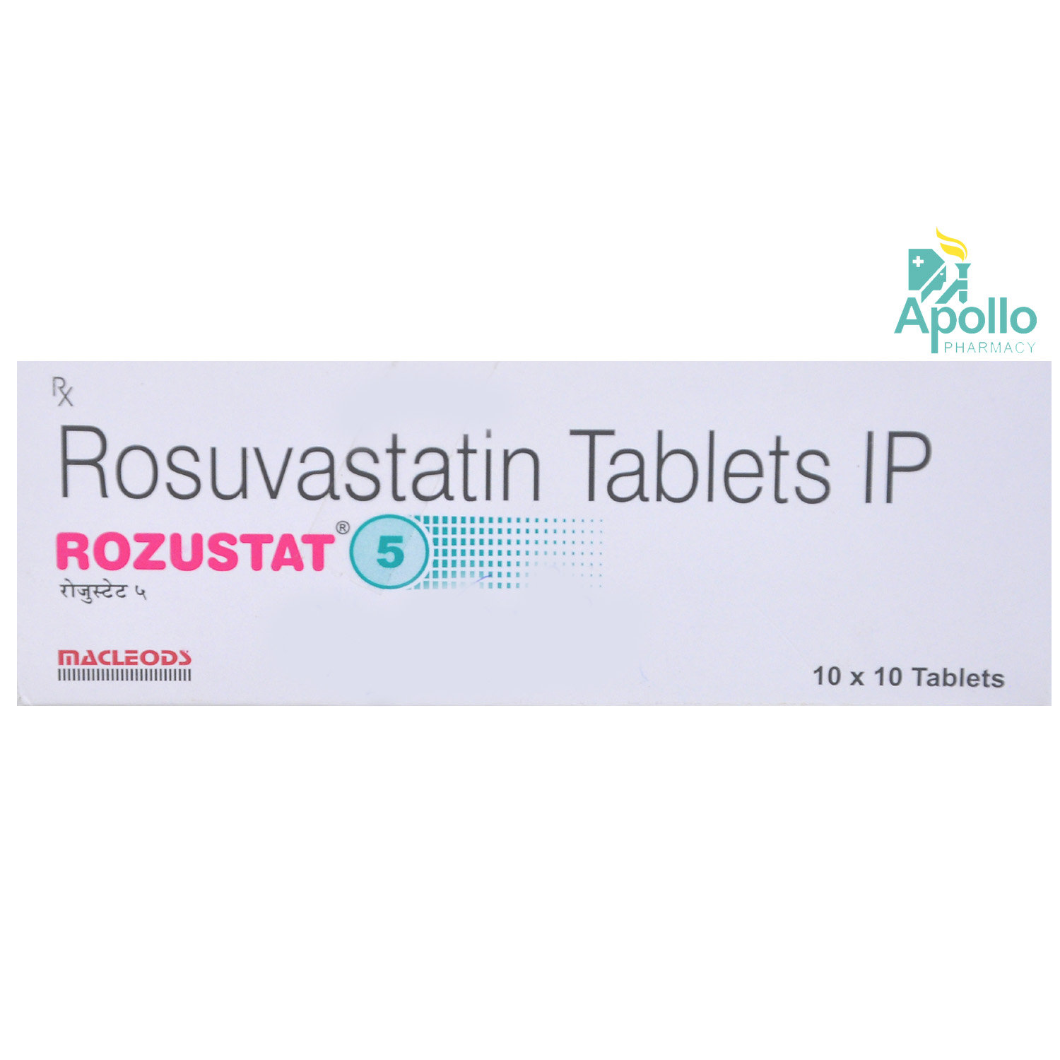 Rozustat 5 Tablet 10's, Pack of 10 TABLETS Rozustat 5 Tablet 10's, Pack of 10 TABLETS