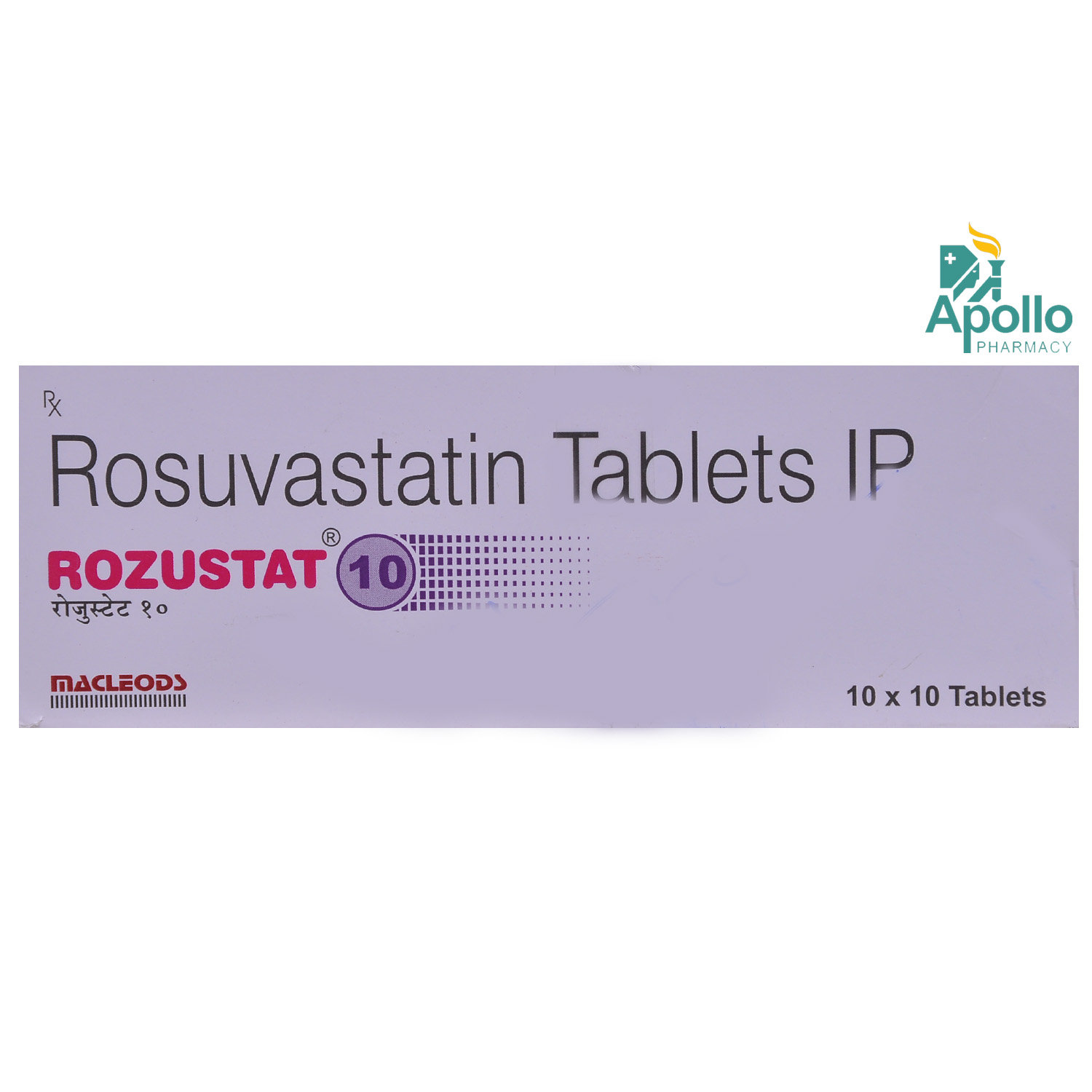 Rozustat 10 Tablet 10's, Pack of 10 TABLETS Rozustat 10 Tablet 10's, Pack of 10 TABLETS