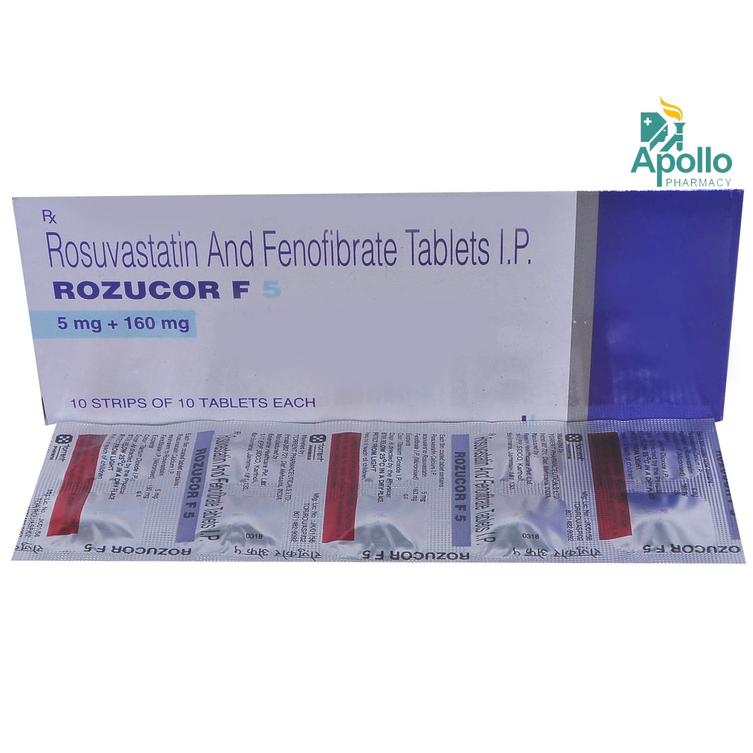 Rozucor F 5 Tablet 10's, Pack of 10 Rozucor F 5 Tablet 10's, Pack of 10