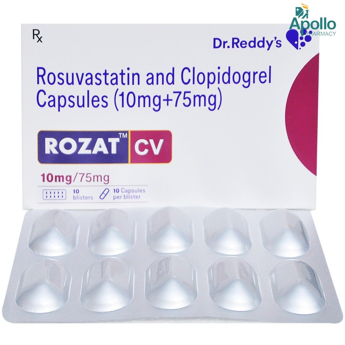 Rozat CV Capsule 10's, Pack of 10 CAPSULES Rozat CV Capsule 10's, Pack of 10 CAPSULES