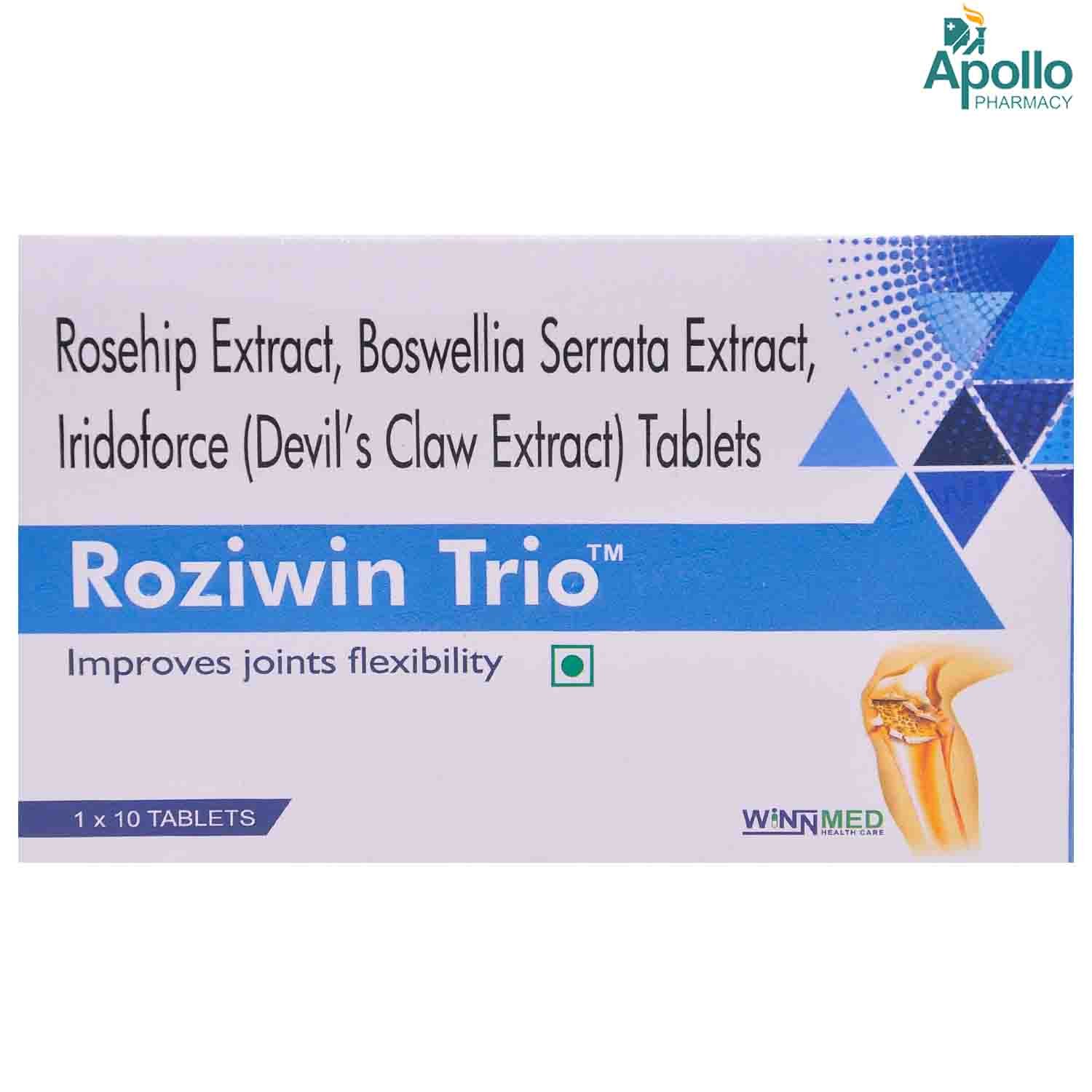 Roziwin Trio Tablet 10's, Pack of 10 TABLETS Roziwin Trio Tablet 10's, Pack of 10 TABLETS