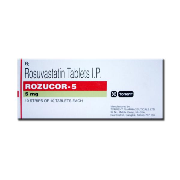 Rozucor 5 Tablet 10's, Pack of 10 TABLETS Rozucor 5 Tablet 10's, Pack of 10 TABLETS