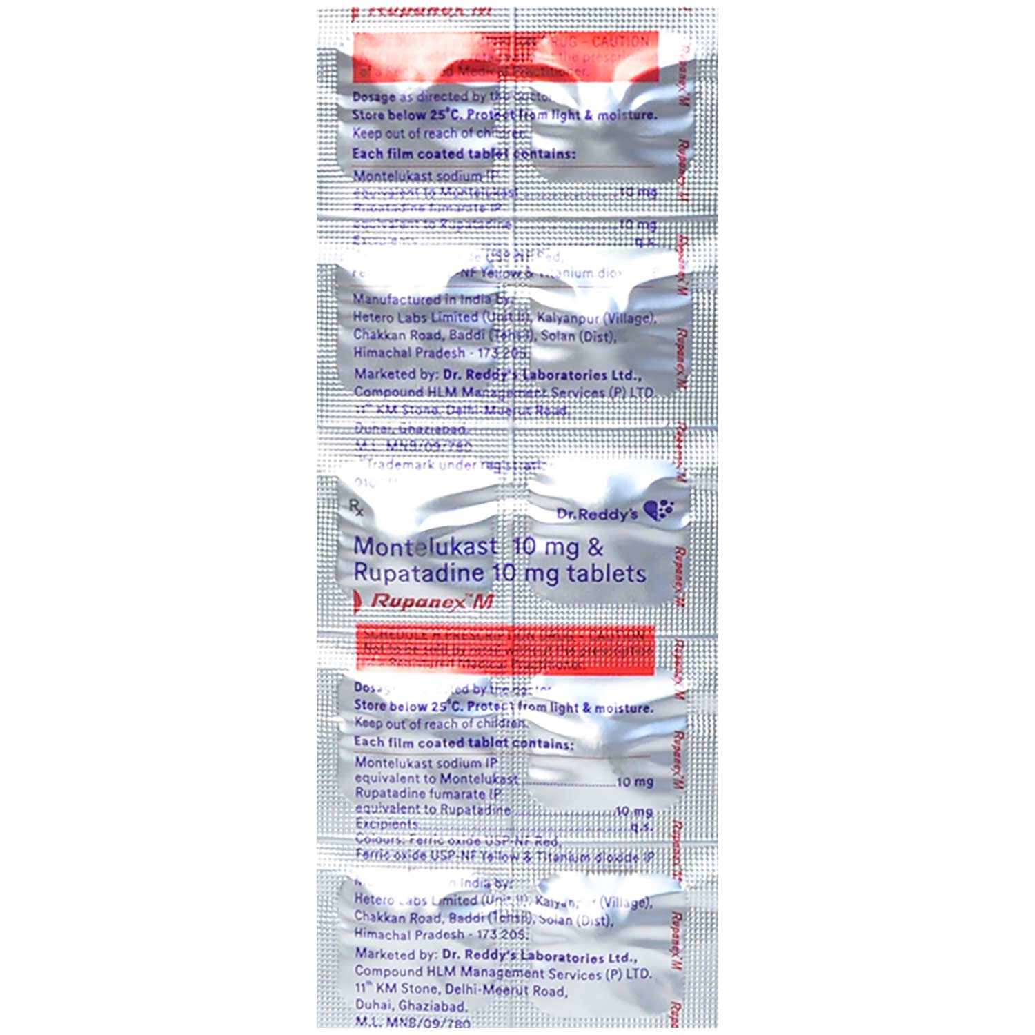 Rupanex M Tablet 10's, Pack of 10 Rupanex M Tablet 10's, Pack of 10