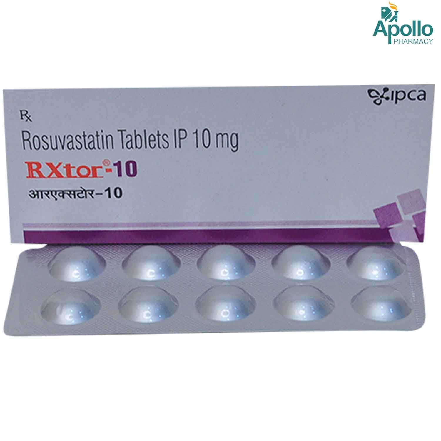 Rxtor-10 Tablet 10's, Pack of 10 TABLETS Rxtor-10 Tablet 10's, Pack of 10 TABLETS