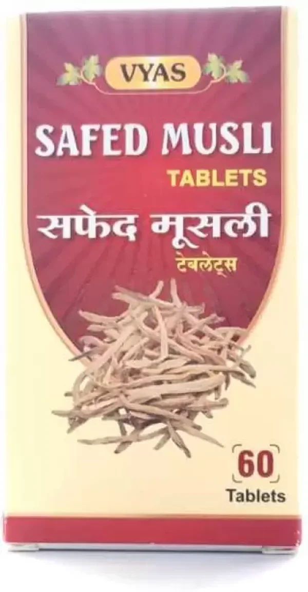 Vyas Safed Musli, 60 Tablets, Pack of 1
