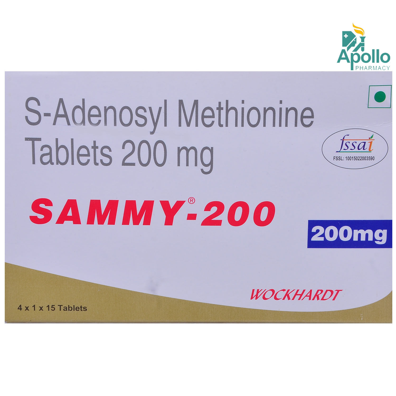 Buy Sammy 200 Tablet 15's Online