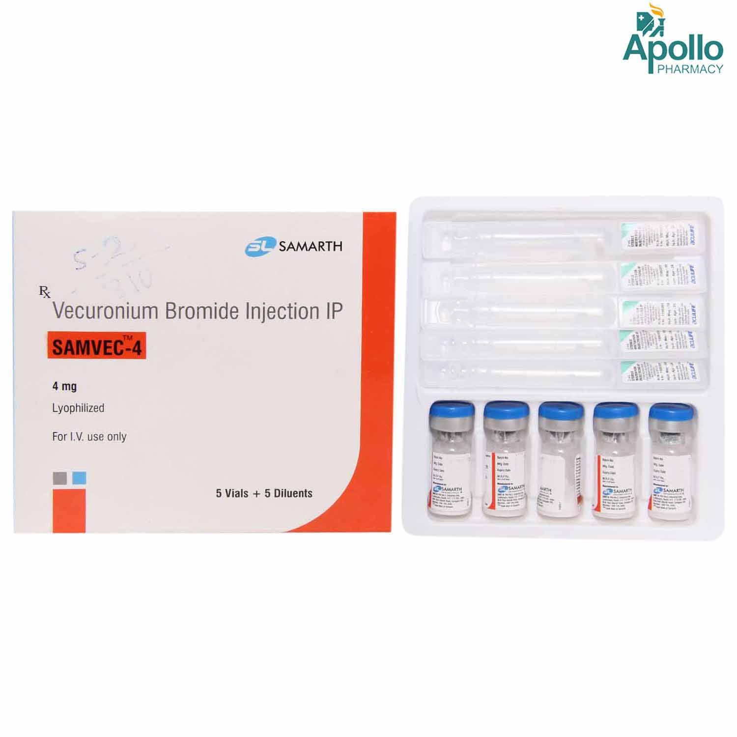 Samvec -4mg Injection, Pack of 1 INJECTION Samvec -4mg Injection, Pack of 1 INJECTION