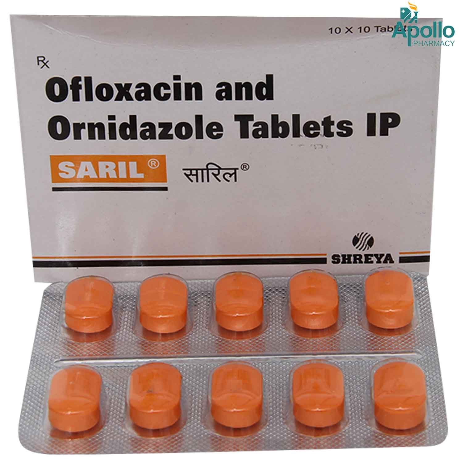 Saril Tablet 10's, Pack of 10 TABLETS Saril Tablet 10's, Pack of 10 TABLETS