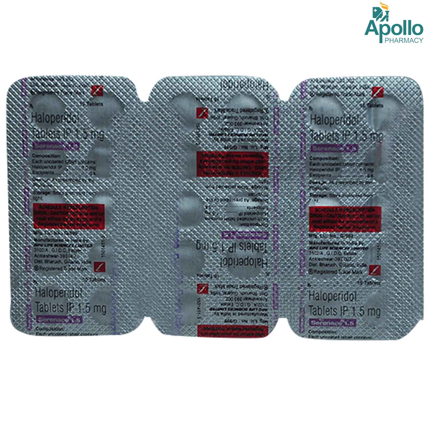 Serenace 1.5 Tablet 10's, Pack of 10 TABLETS Serenace 1.5 Tablet 10's, Pack of 10 TABLETS