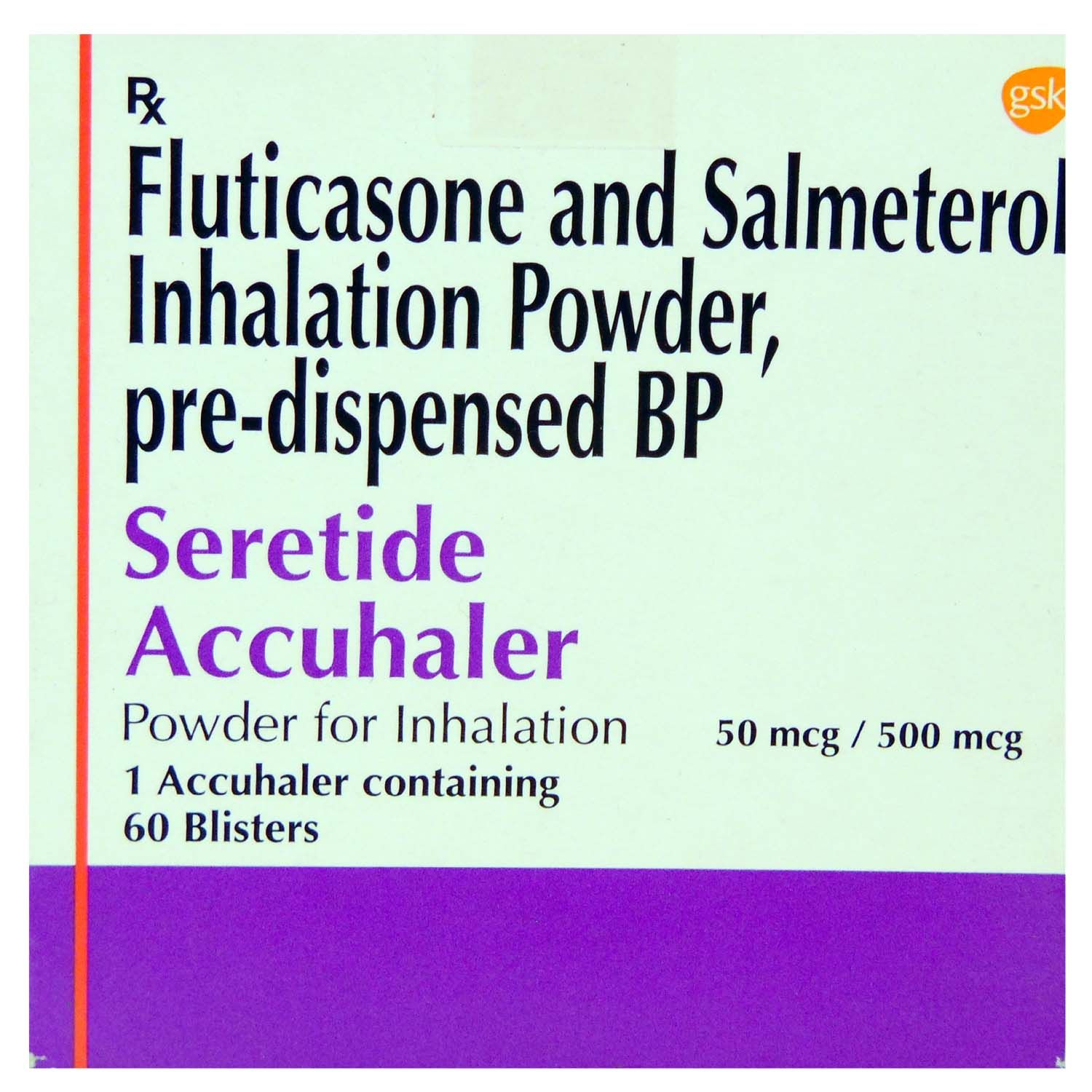 Buy Seretide 50 mcg/500 mcg Accuhaler Online