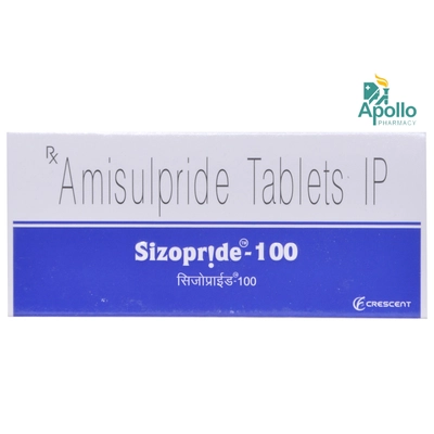 Sizopride-100 Tablet 10's, Pack of 10 TABLETS