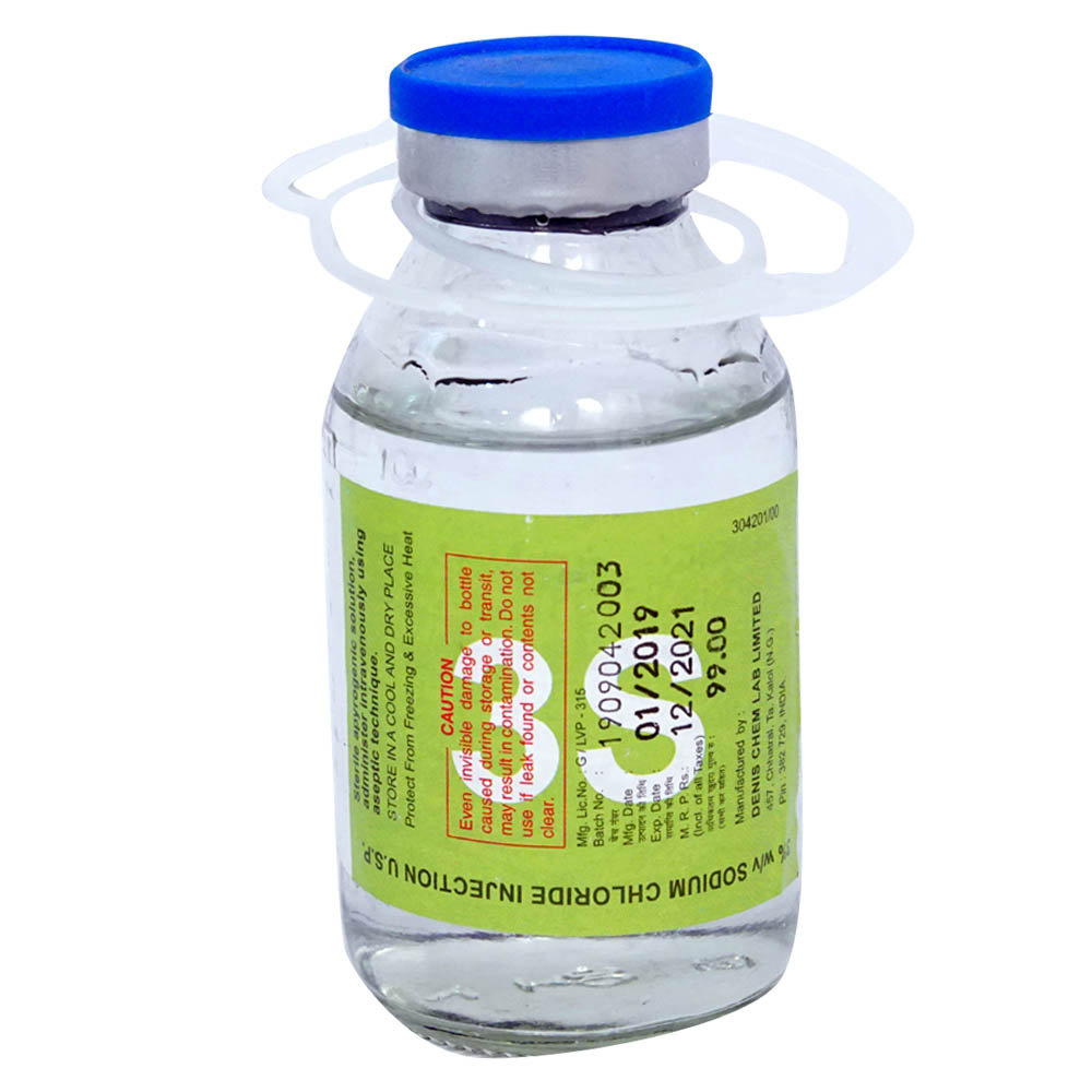 Denis Sodium Chloride 3% Infusion, 100 ml, Pack of 1 infusion Denis Sodium Chloride 3% Infusion, 100 ml, Pack of 1 infusion