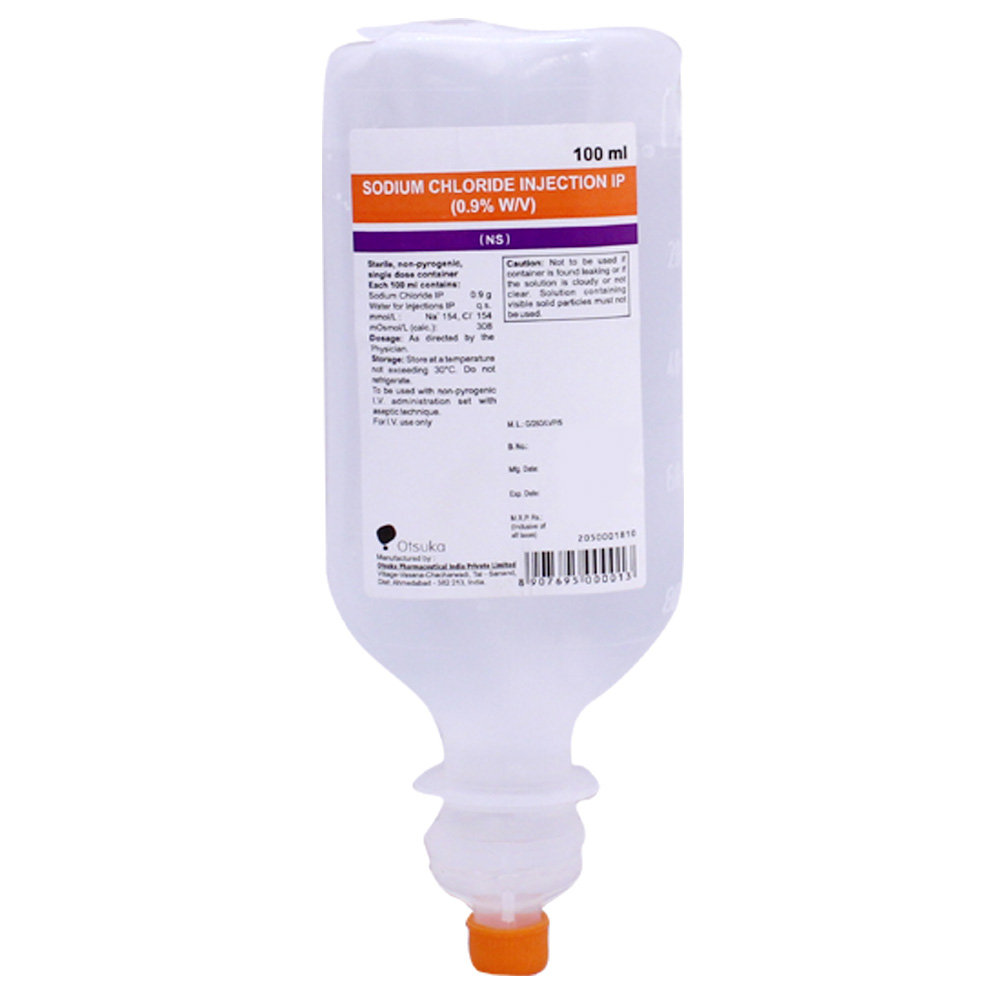 Sodium Chloride Injection 100 ml, Pack of 1 INJECTION Sodium Chloride Injection 100 ml, Pack of 1 INJECTION