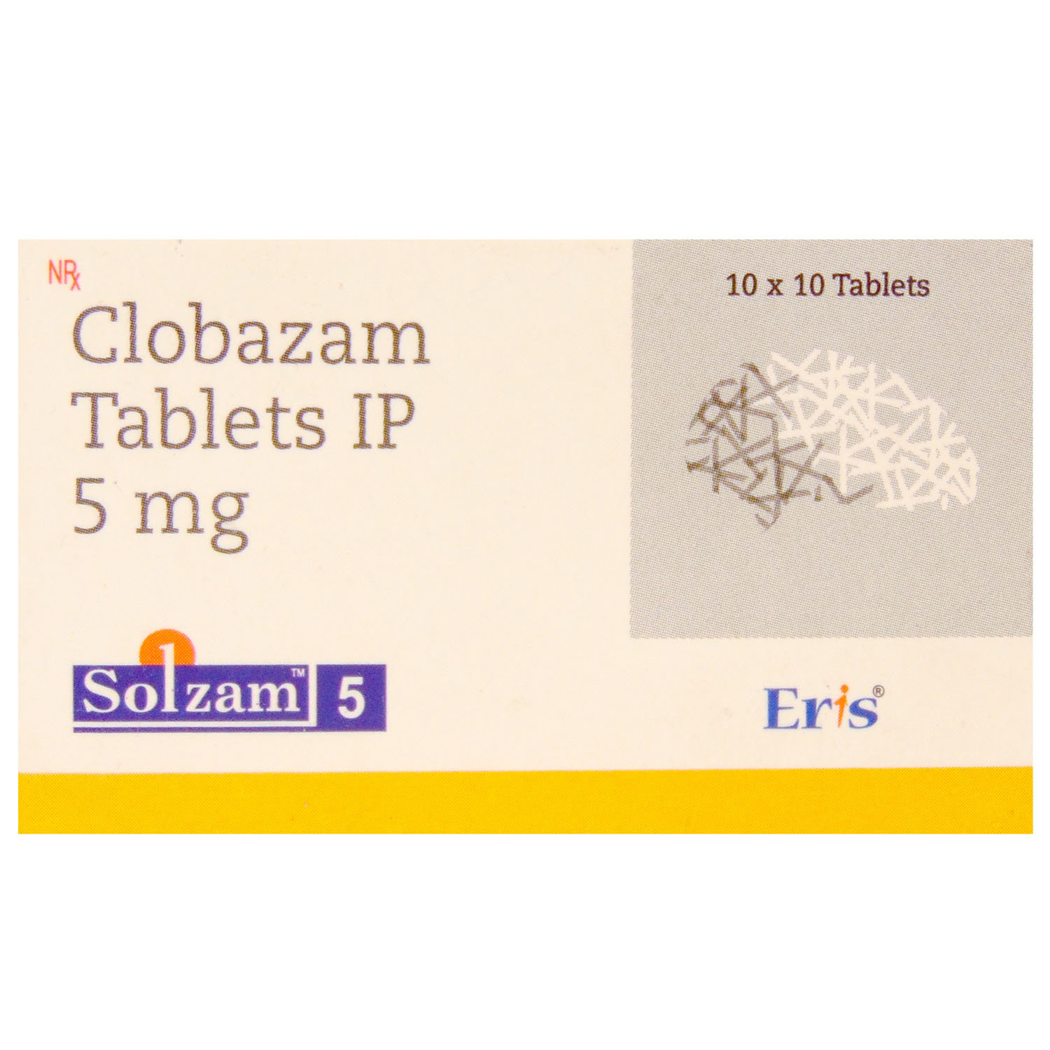 Solzam 5 mg Tablet 10's, Pack of 10 TABLETS Solzam 5 mg Tablet 10's, Pack of 10 TABLETS