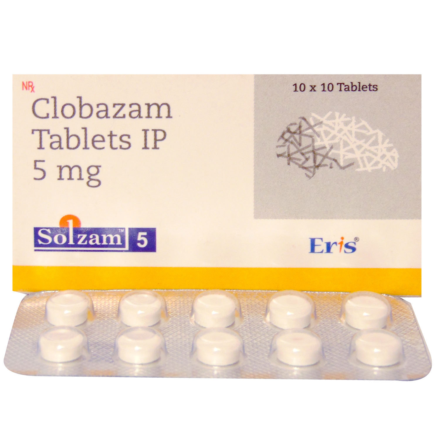 Solzam 5 mg Tablet 10's, Pack of 10 TABLETS Solzam 5 mg Tablet 10's, Pack of 10 TABLETS