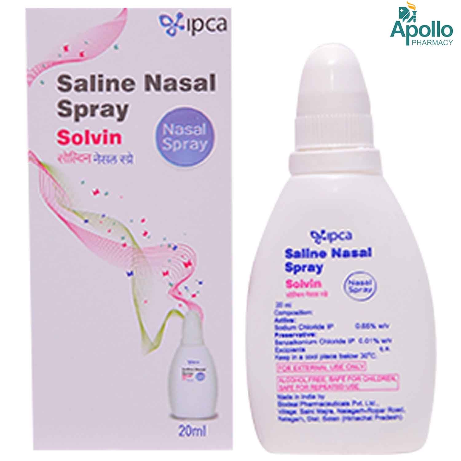 Solvin Nasal Spray 20 ml, Pack of 1 NASAL SPRAY Solvin Nasal Spray 20 ml, Pack of 1 NASAL SPRAY