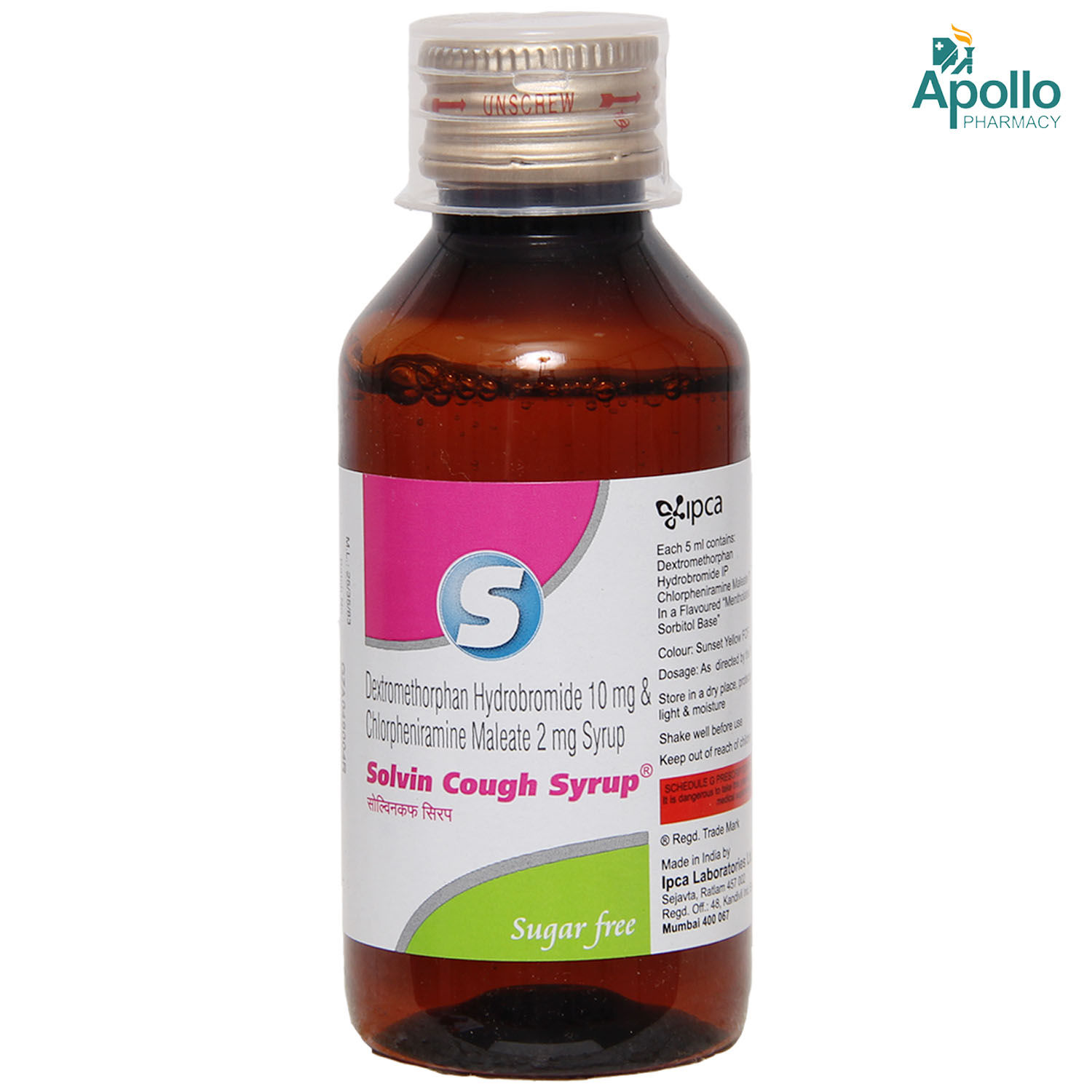 Buy Solvin Cough Syrup 100 ml Online