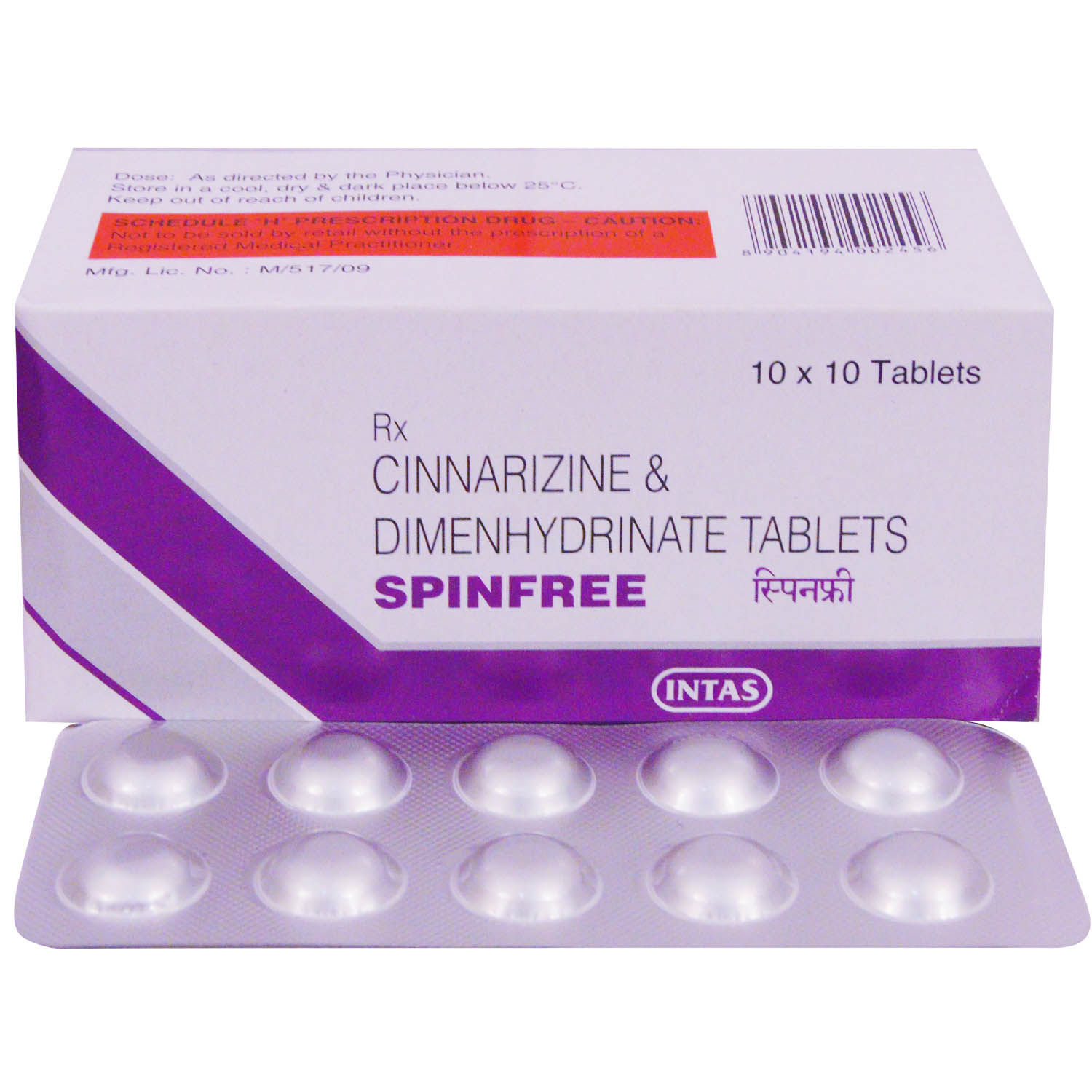 Buy Spinfree Tablet 10's Online