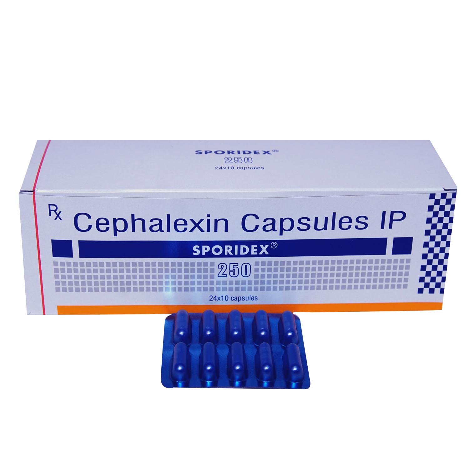 Sporidex 250 Capsule 10's, Pack of 10 CAPSULES Sporidex 250 Capsule 10's, Pack of 10 CAPSULES