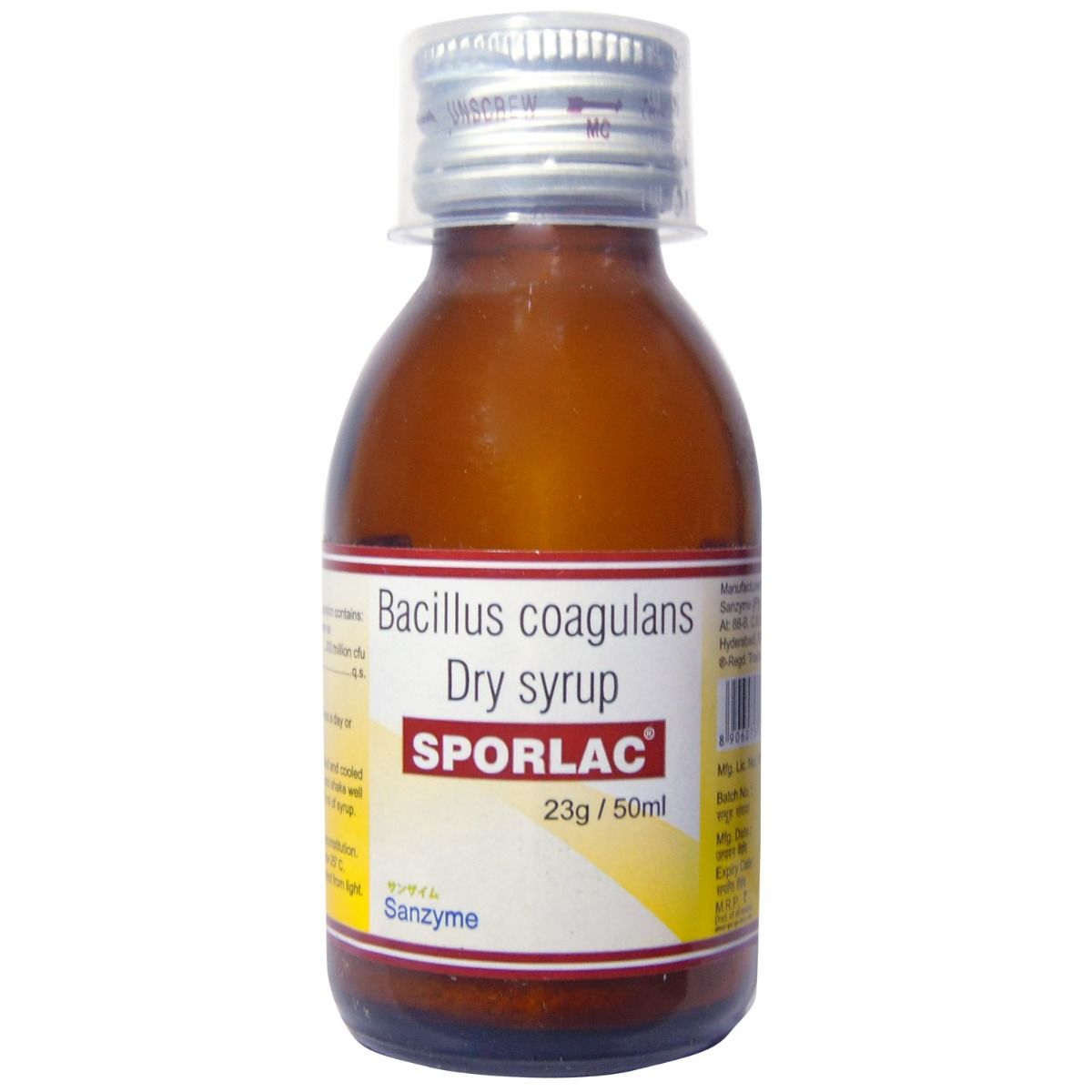 Buy Sporlac Dry Syrup 50 ml Online