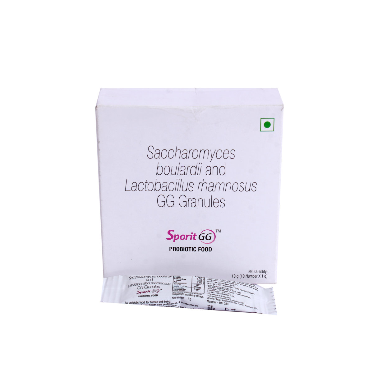 Sporit GG 5 Granules 1 gm, Pack of 1 Sporit GG 5 Granules 1 gm, Pack of 1