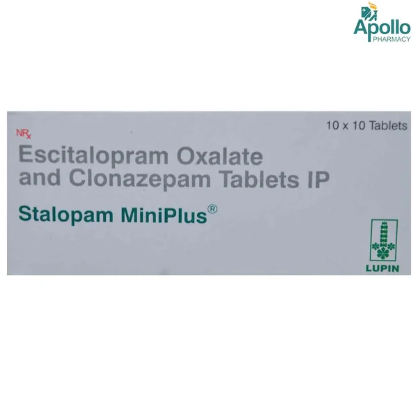 STALOPAM MINI PLUS TABLET, Pack of 10 TABLETS