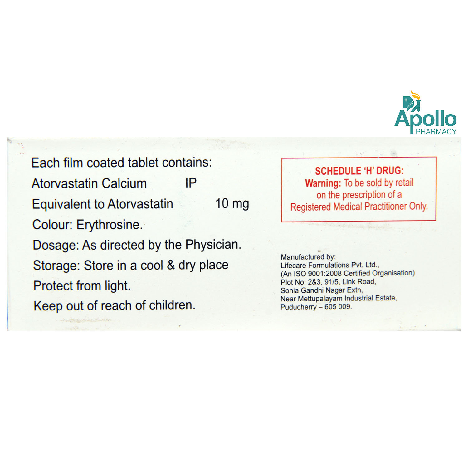 STATPRIME 10MG TABLET, Pack of 10 TABLETS STATPRIME 10MG TABLET, Pack of 10 TABLETS