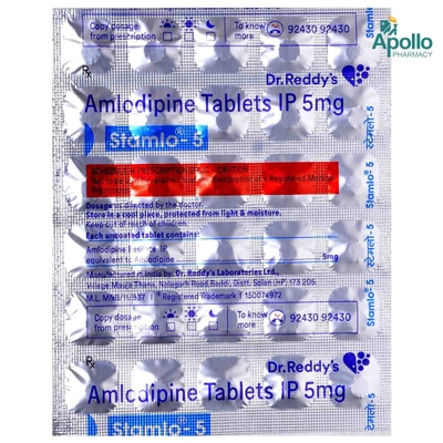 Stamlo 5 Tablet 30's, Pack of 30 TABLETS