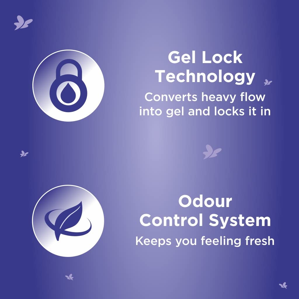 Stayfree Dry-Max All Night Ultra-Dry Pads With Wings XL, 28 Count, Pack of 1 Stayfree Dry-Max All Night Ultra-Dry Pads With Wings XL, 28 Count, Pack of 1