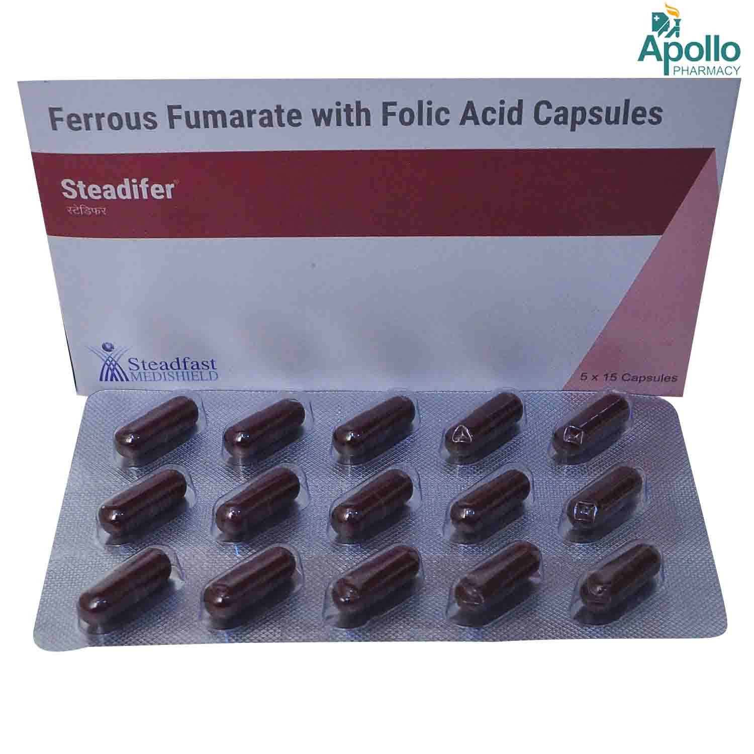 Steadifer Capsule 15's, Pack of 15 CAPSULES Steadifer Capsule 15's, Pack of 15 CAPSULES