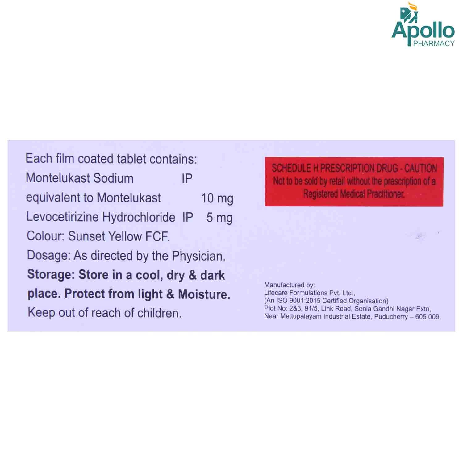 Stonmont LC Tablet 10's, Pack of 10 TABLETS Stonmont LC Tablet 10's, Pack of 10 TABLETS