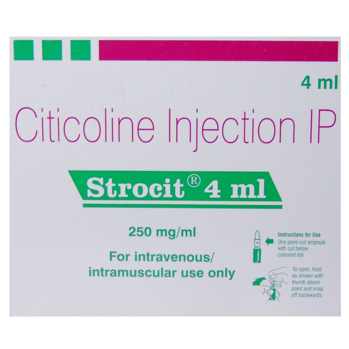 Strocit Injection 4 ml, Pack of 1 Injection Strocit Injection 4 ml, Pack of 1 Injection
