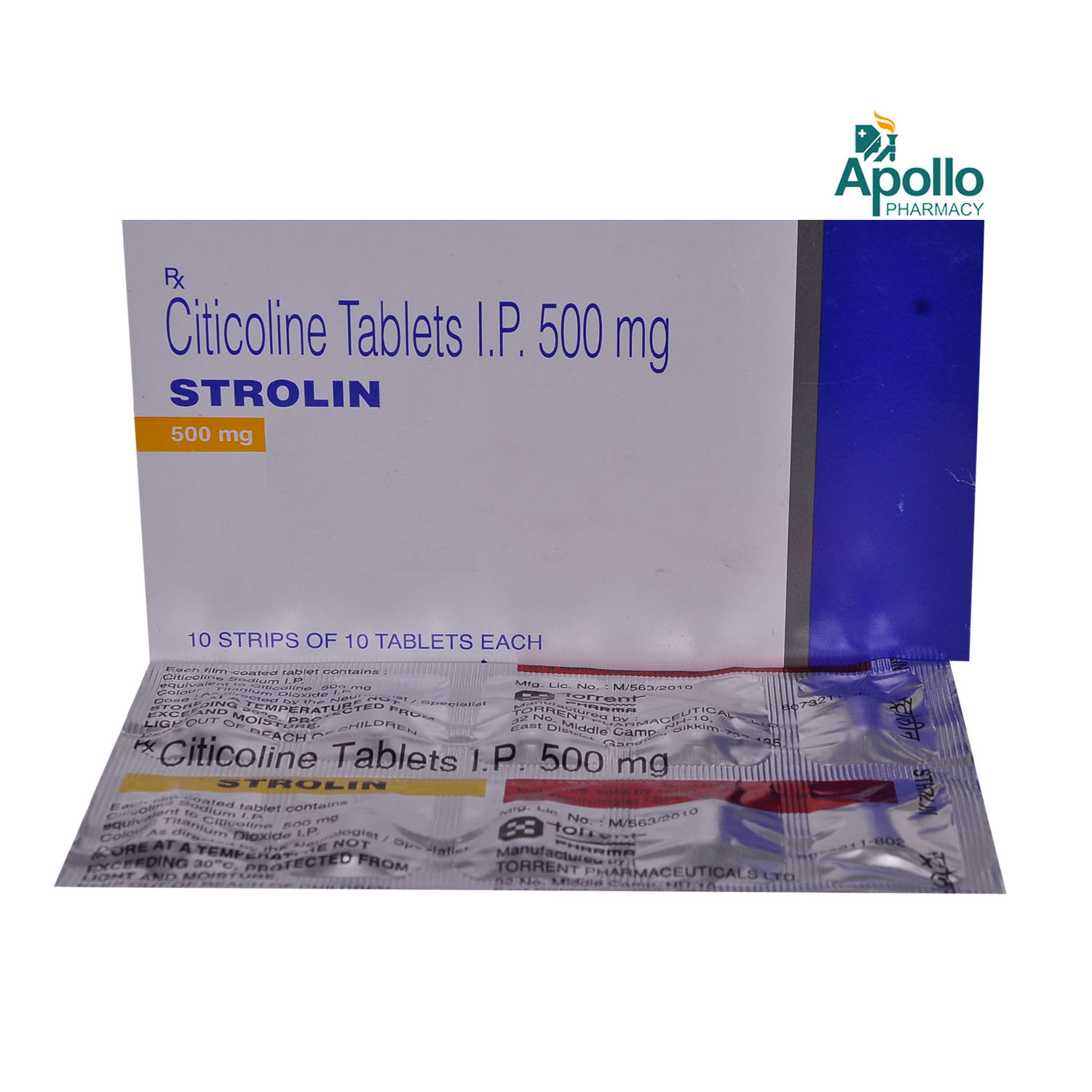 Strolin 500 mg Tablet 10's, Pack of 10 TABLETS Strolin 500 mg Tablet 10's, Pack of 10 TABLETS