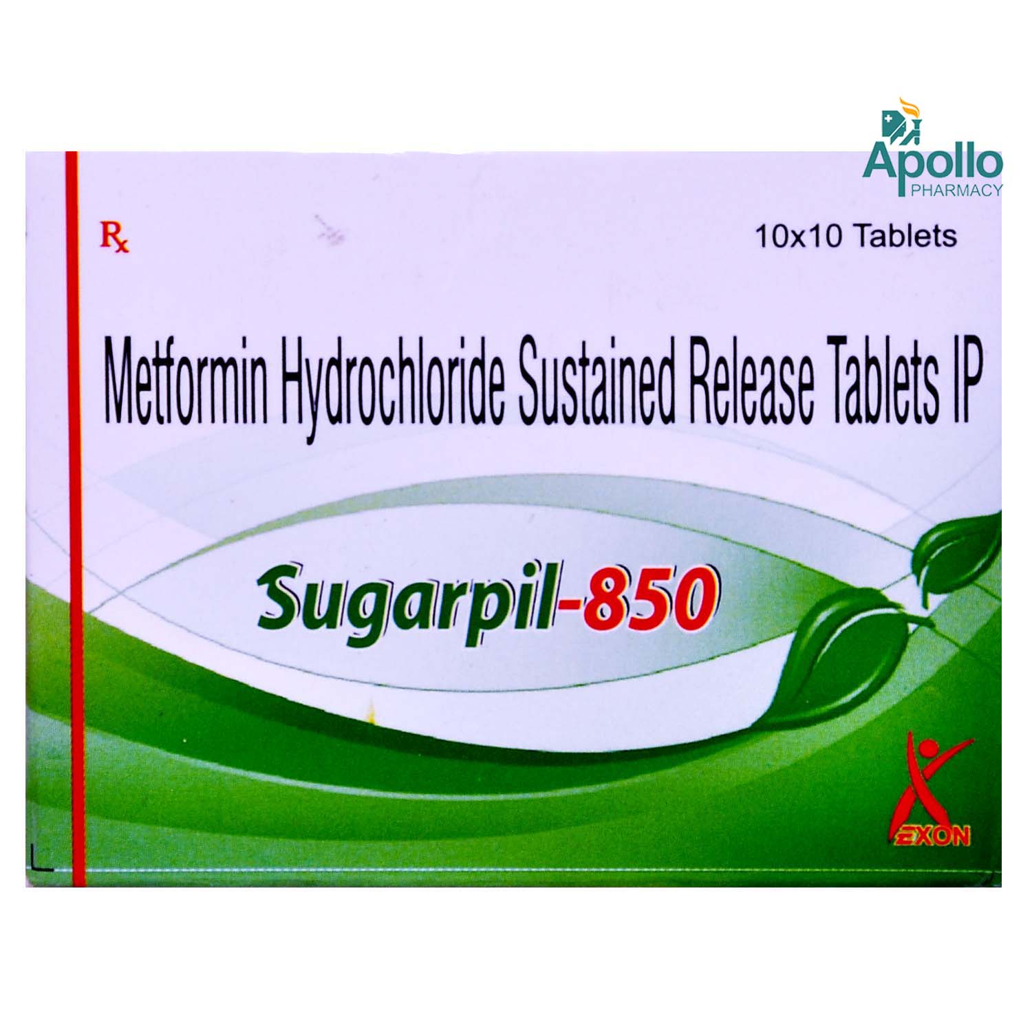 Sugarpil-850mg Sr Tablet 10's, Pack of 10 TabletS Sugarpil-850mg Sr Tablet 10's, Pack of 10 TabletS