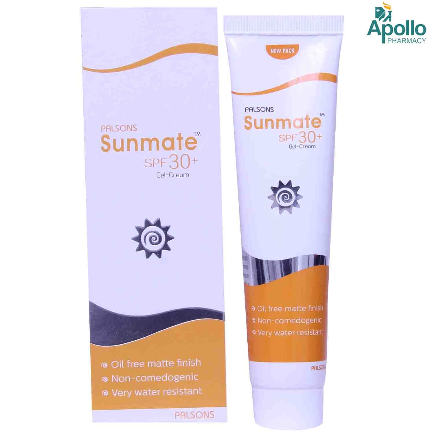 Sunmate SPF 30+ Cream 50 gm, Pack of 1 Sunmate SPF 30+ Cream 50 gm, Pack of 1