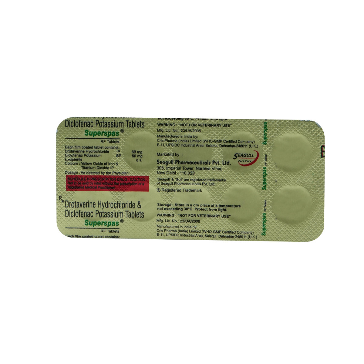 Superspas RF Tablet 10's, Pack of 10 TABLETS Superspas RF Tablet 10's, Pack of 10 TABLETS