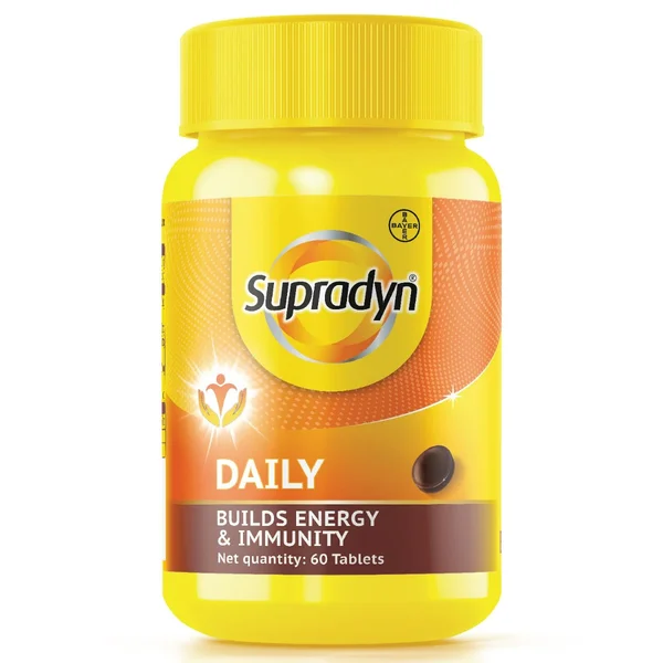 Supradyn Daily Multivitamin For Men &amp; Women, 60 Tablets, Pack of 1
