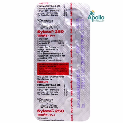 SYLATE 250MG TABLET, Pack of 10 TABLETS