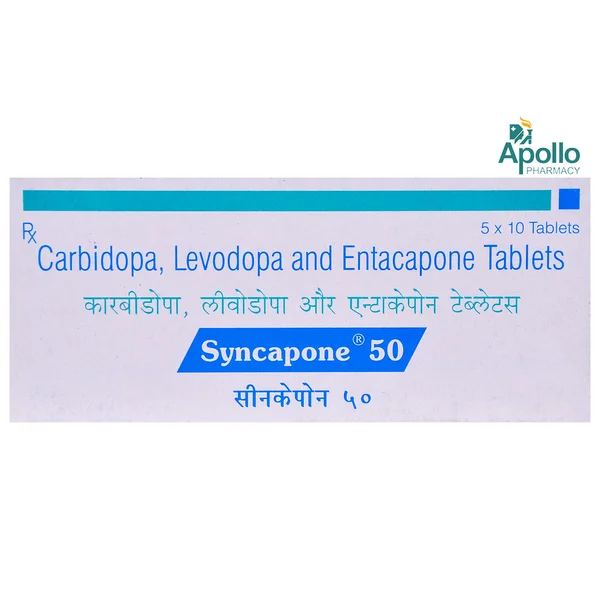 Syncapone 50 Tablet 10's, Pack of 10 TABLETS