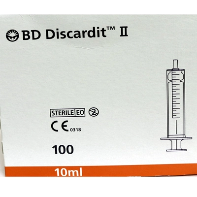 B.D Discardit Syringes 10ml, Pack of 1