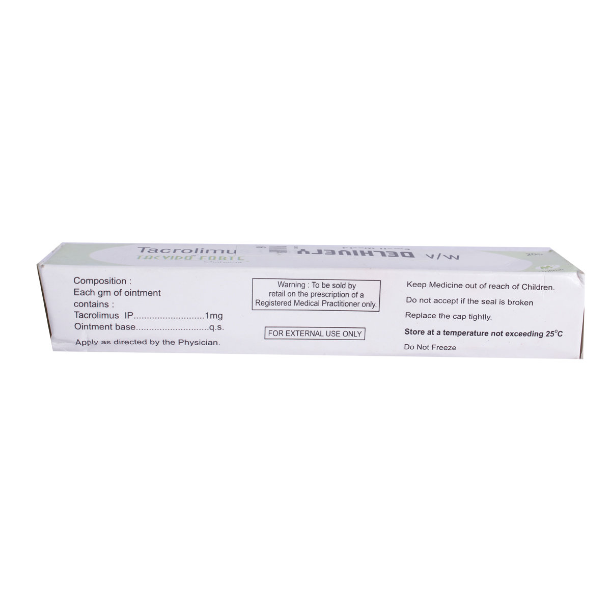Tacvido Forte Ointment 20 gm, Pack of 1 Ointment Tacvido Forte Ointment 20 gm, Pack of 1 Ointment