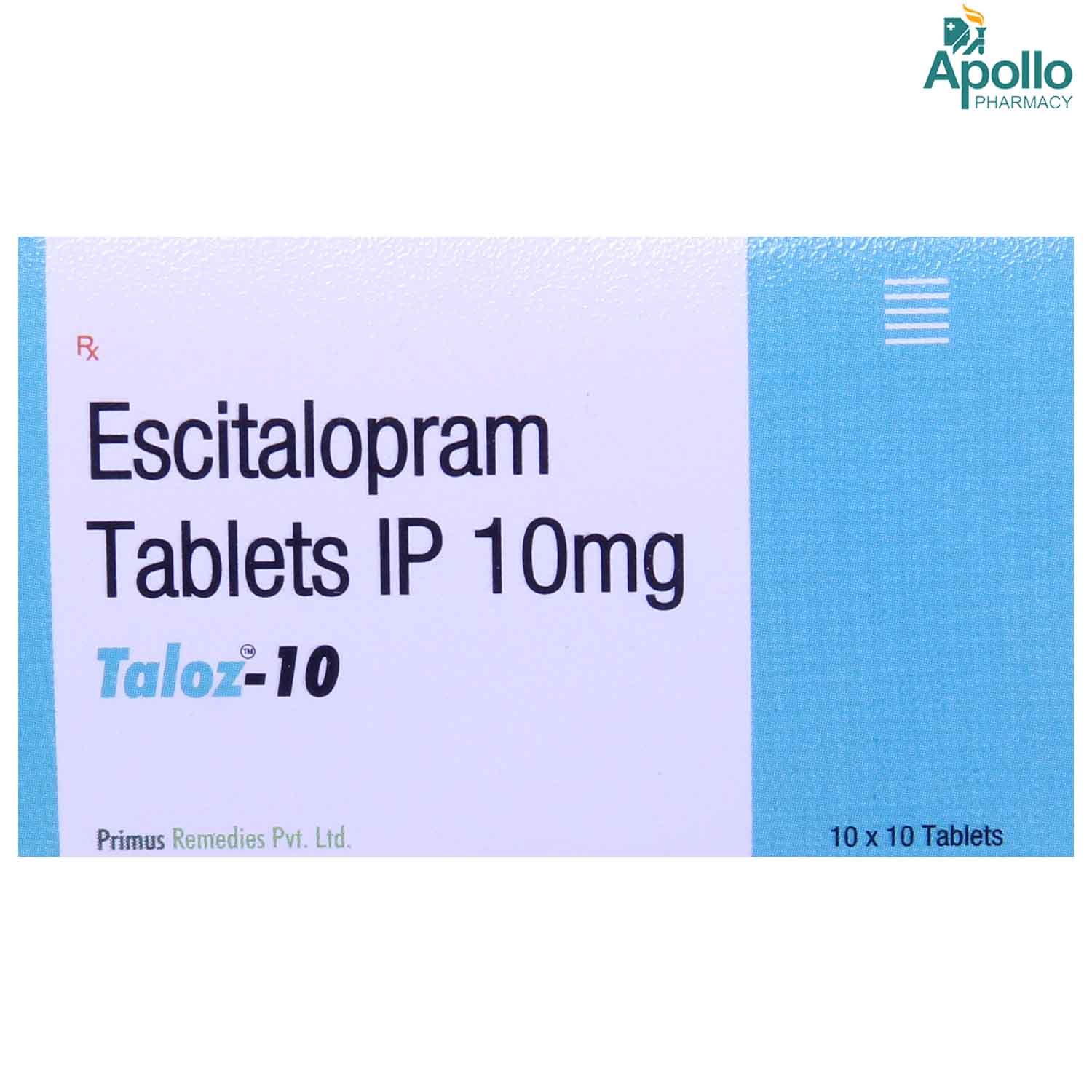 Buy TALOZ 10MG TABLET 10'S Online