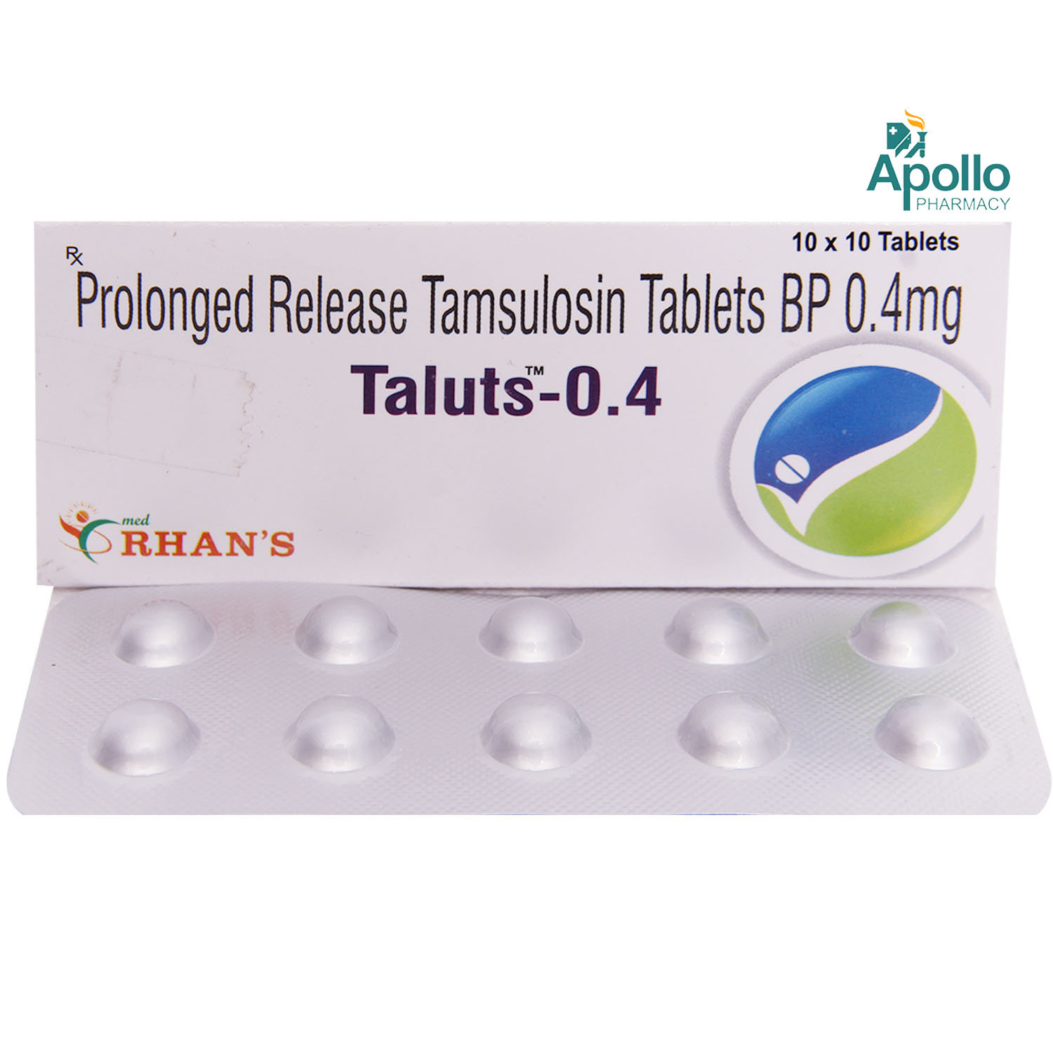 Taluts-0.4Mg Pr Tablet 10'S, Pack of 10 TabletS Taluts-0.4Mg Pr Tablet 10'S, Pack of 10 TabletS