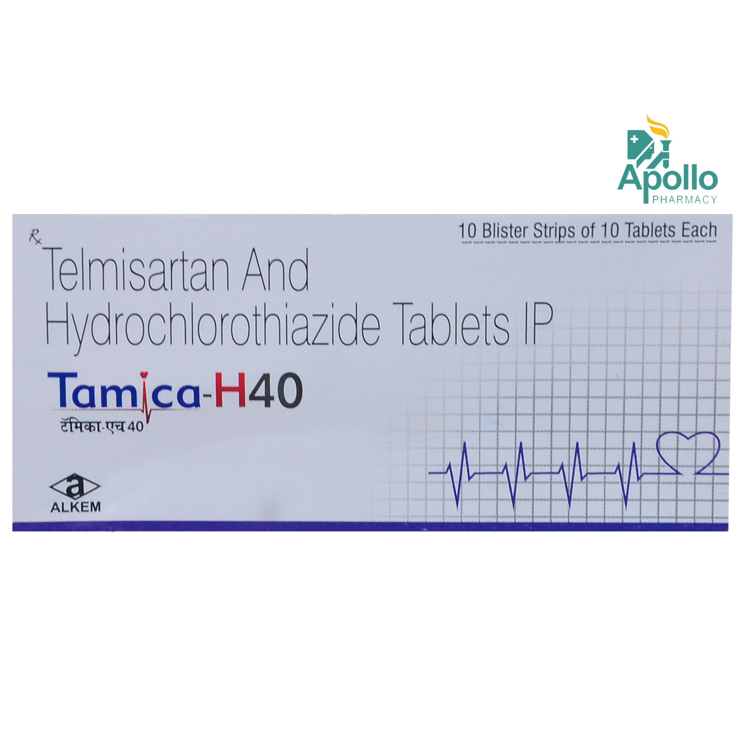 Tamica-H 40 Tablet 10's, Pack of 10 TABLETS Tamica-H 40 Tablet 10's, Pack of 10 TABLETS
