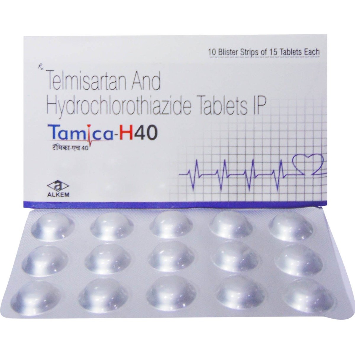 Tamica-H 40 Tablet 15's, Pack of 15 Tamica-H 40 Tablet 15's, Pack of 15