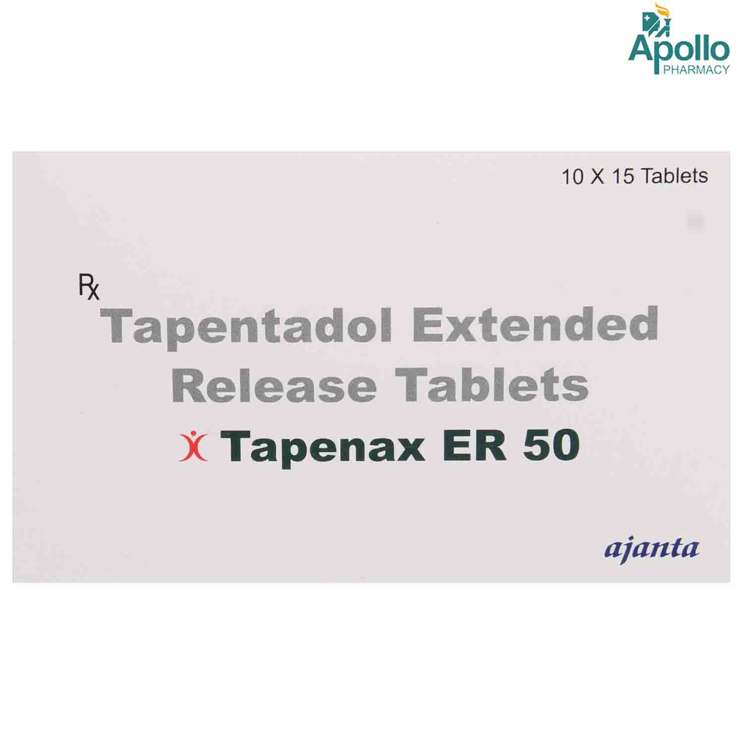 Tapenax ER 50 Tablet 15's, Pack of 15 TabletS Tapenax ER 50 Tablet 15's, Pack of 15 TabletS
