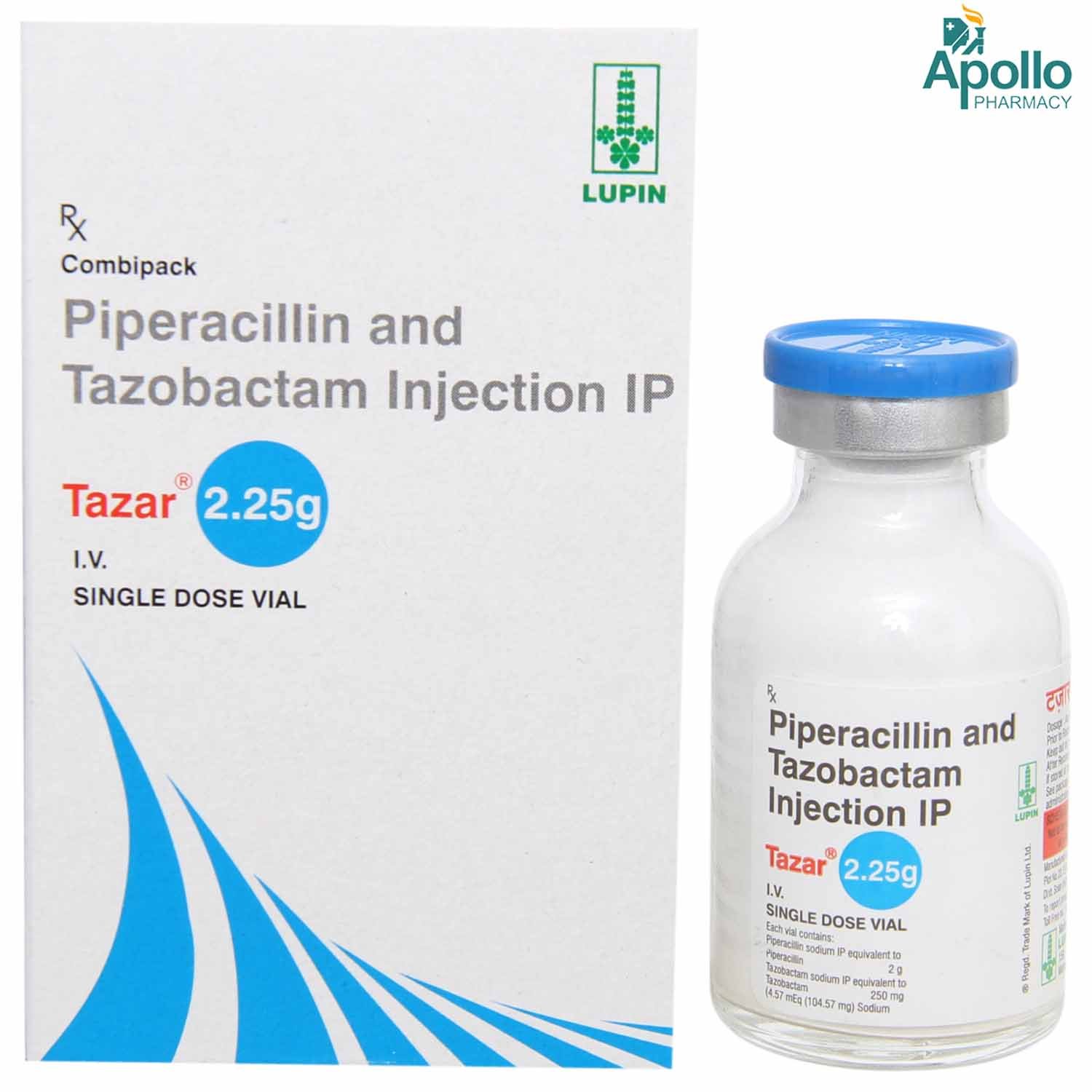 Tazar 2.25 gm Injection 1's, Pack of 1 Injection Tazar 2.25 gm Injection 1's, Pack of 1 Injection